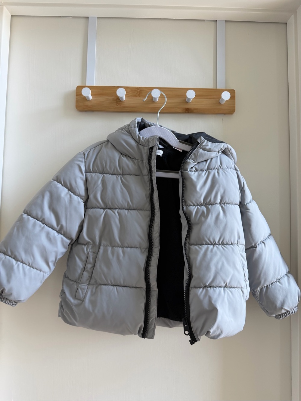 Mango Kids Hooded Puffer Jacket Size 3-4